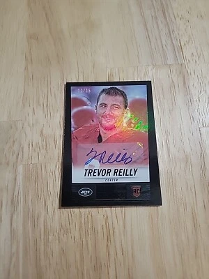 2014 Score TREVOR REILLY Hot Rookies Black Autograph /15 #435 Rookie Auto Jets - Image 1 of 4