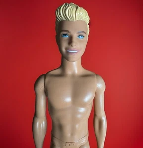 Barbie Fashionistas Ken Doll Blonde Blue Eyes NUDE DOLL 2022 Excellent Condition - Picture 1 of 6
