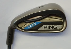 Left Handed Ping G30 Black Dot 7 Iron CFS Senior Steel Shaft Ping Grip - Picture 1 of 2