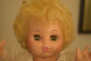 Vintage Horsman Doll Composition 18" Blonde Sleepy Eyes USA Complete - Picture 1 of 4