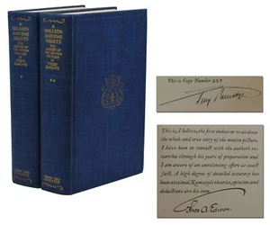 A Million and One Nights SIGNED by THOMAS EDISON Terry Ramsaye First Edition 1st - Imagen 1 de 5