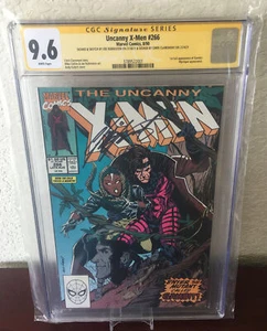 X-Men 266 CGC 9.6 Signed By Rubenstein & Claremont. Rubenstein Sketch 1st Gambit - Picture 1 of 4