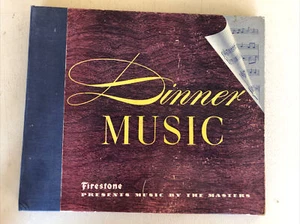 DINNER MUSIC by the QUARTET DE PARIS. Set of 4 x 10" x 78 rpm.1940's. - Picture 1 of 9