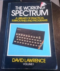 THE WORKING SPECTRUM volume 1 sinclair zx book user Guide - Picture 1 of 8