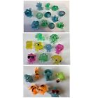 MOSHI MONSTERS snow topped, mint snd blue, glow in dark figurines
