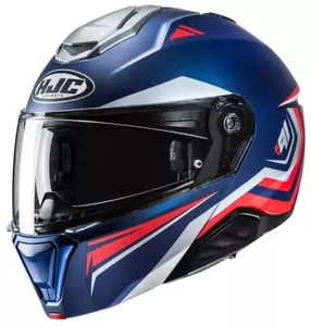 CASCO MODULARE APRIBILE HJC i91 TRICUS MC21SF BLU ROSSO BIANCO 22.06 TG S - Foto 1 di 1