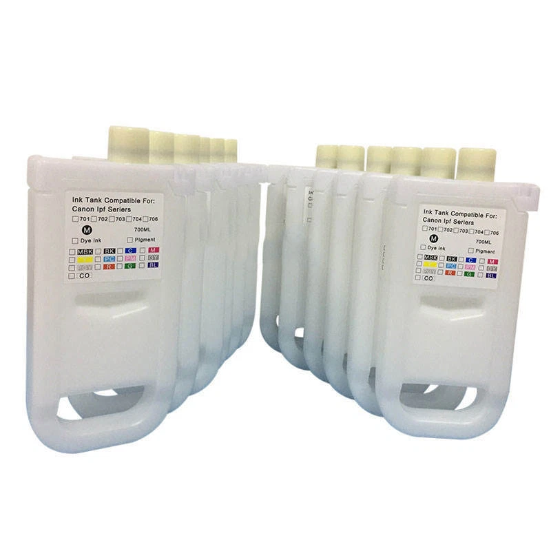 12pc PFI-57 Empty Refillable cartridge for Canon Pro-520 540 560 Pro 521 541 561 - Image 1 of 4