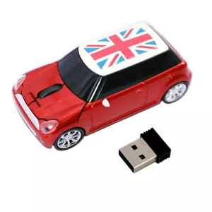 2.4G BMW Mini Cooper car Shape Wireless Mouse Gaming mice for PC Laptop Mac Gift - Picture 1 of 46