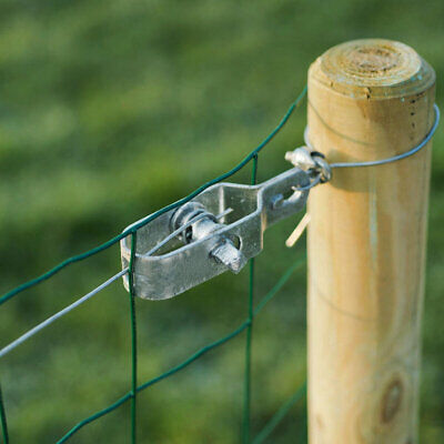 1 X Galvanised Steel Tensioner Radisseur Fencing Line Wire Tightener 4  (100mm) • 2.99£