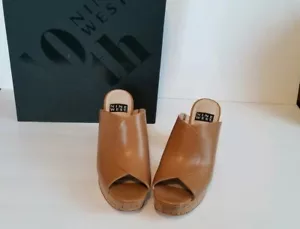 Nine West Lisana 40th Anniversary Capsule Collection Platform Slide Sandal 9... - Picture 1 of 9