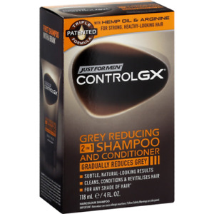 Just For Men Control GX Grey Hair Reducing 2 in 1 Shampoo & Conditioner 118ml