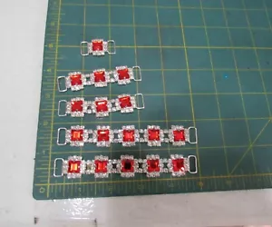 1 fila de conectores de bikini de cristal estrás cadena de metal para ropa de natación - Imagen 1 de 1