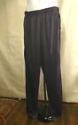 New Hanes Sport Active Gear Men's Training Pants with Pockets Grey Black Large!!