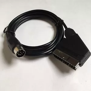 New RGB SCART AV CABLE FOR SEGA MEGA DRIVE 1 TV LEAD V PIN RGB CABLE - Picture 1 of 5