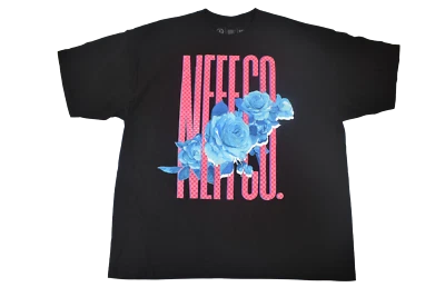 Camiseta Neff Para Hombres Neff Co. Azul Rosa Negra Nueva 3XL Foto 1 de 4