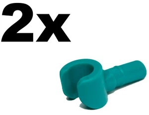 NEW LEGO - Figure Hands - Turquoise Dark x 2 - part # 983 4501 Greedo 2003-2004 - Picture 1 of 1