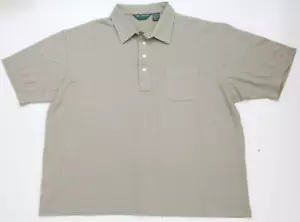 Camisa Polo Hill & Archer Beige Bolsillo Manga Corta XXL 4 Botones Sólida WS329 - Imagen 1 de 6