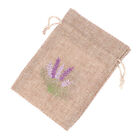 1Pc Lavender Pouches Dry Flower Aroma Bags Embroidery Lavender Jute Seeds Bag