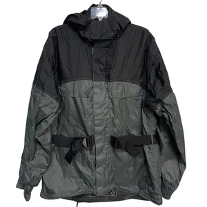 First Gear Rainman Mens Motorcycle Rain Jacket Large 3M Scotchlite Reflective - Picture 1 of 12