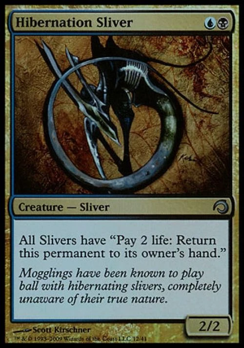 Hibernation Sliver -Foil Light Play MTG Premium Deck Series: Slivers - Image 1 of 1