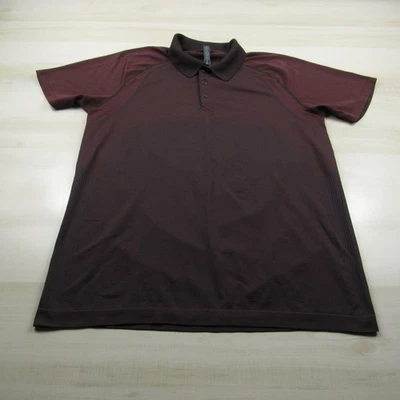 Lululemon Polo Shirt Mens Large Maroon Red Performance Outdoor Athletic Golf - Image 1 of 4