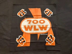 Vintage Cincinnati Bengals Bandana NFL Football Tiger Stripes 700 WLW - Bild 1 von 3