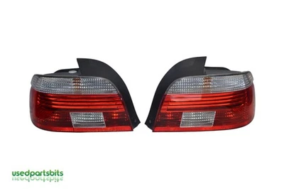 01 02 03 BMW E39 525i 530i 540i Tail Light Lamp Set Hella OEM - Image 1 of 4