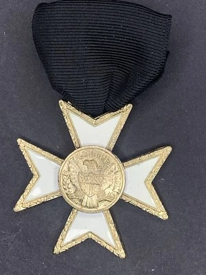 DE COLECCIÓN CABALLEROS MASÓNICOS TEMPLARIOS CRUZ MALTESA MEDALLA EVELETH MN NO. 35 CINTAS Foto 1 de 4