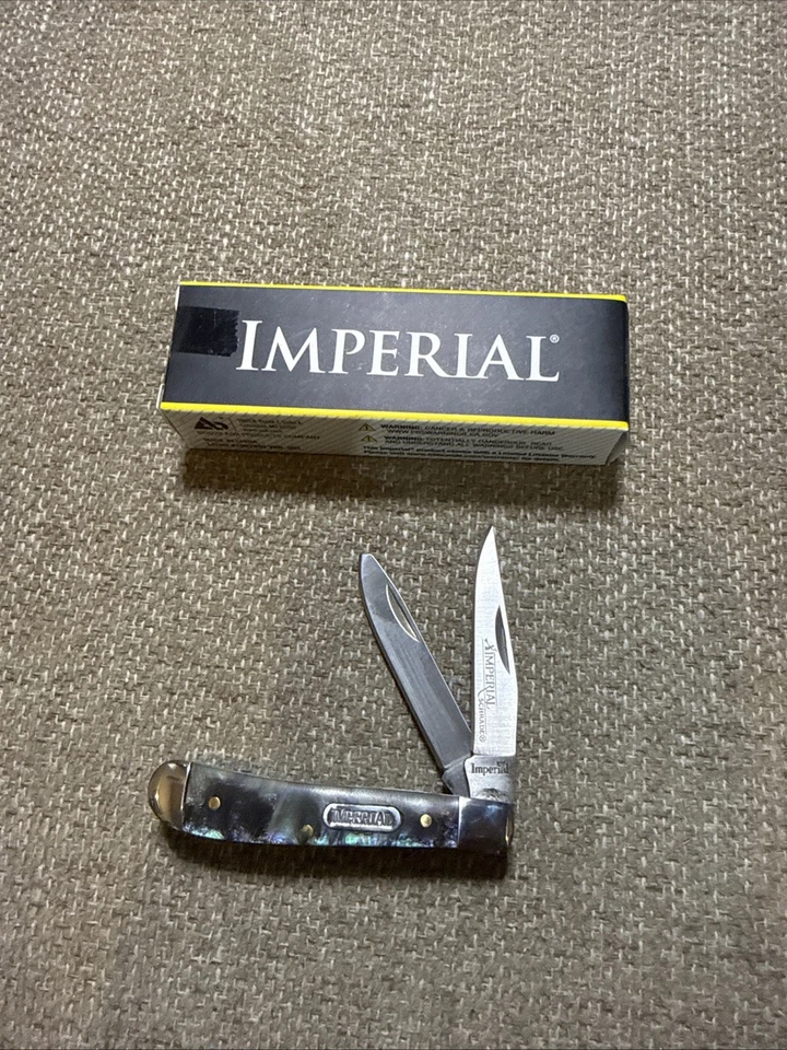 Imperial Schrade IMP19PRT Small Trapper Folding Pocket Knife