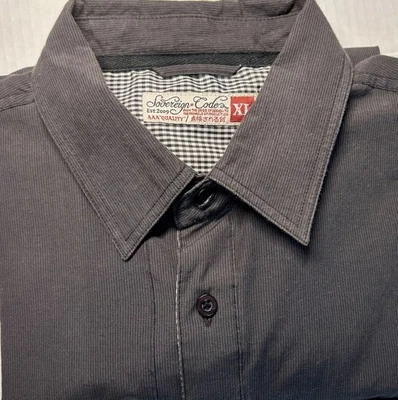 Sovereign Code XL Men’s Shirt XL Black Button Up - Image 1 of 4
