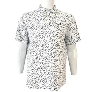 Polo Ralph Lauren Camicia Uomo Taglia Large Vestibilità Classica Soft Touch Bianco Floreale - Foto 1 di 5