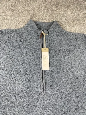 Pullover Natural Reflections para mujer 2XL Sherpa polar 1/4 cremallera acogedor cálido suave Foto 1 de 4