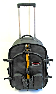 Quantaray Professional Rolling Camera Bag / Backpack, 24"x17"x13", slightly used - Image 1 of 4