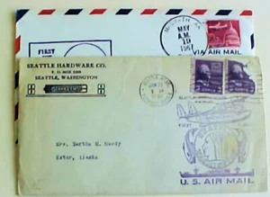 US  ALASKA FLIGHTS 1940,1967 - Picture 1 of 1