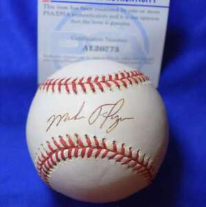 Mike Flanagan PSA DNA Coa Autograph American League OAL Signed Baseball