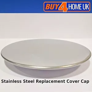 Stainless Steel 120mm Cover for 90mm Holes - Fast Flow Shower Tray Wastes Cap - Picture 1 of 5
