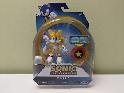 *ENVÍO GRATUITO* 4" COLAS + STAR SPRING Sonic the Hedgehog Jakks Pacific Foto 1 de 4