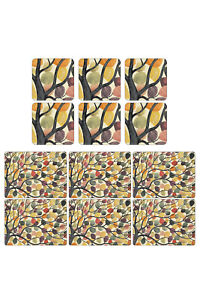 Pimpernel Dancing Branches Placemats and Coasters Set Table Mat Cork Backed