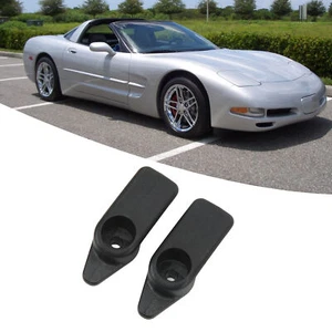 Pair Car Sun Visor Clip Bracket Holder Black 10411051 For C5 1997‑2004 - Photo 1 sur 12