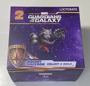 Loot Crate Rocket Raccoon Collect & Build Figure New Guardians Of The Galaxy - Picture 1 of 4