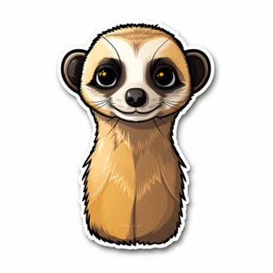 Autoaufkleber Sticker Erdmännchen Aufkleber - Picture 1 of 1