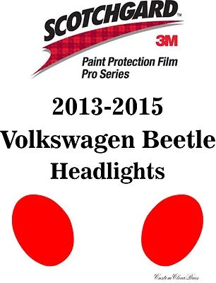 Genuine 3M Scotchgard Paint Protection Pro Series 2015 2016 Volkswagen Beetle - Image 1 of 3