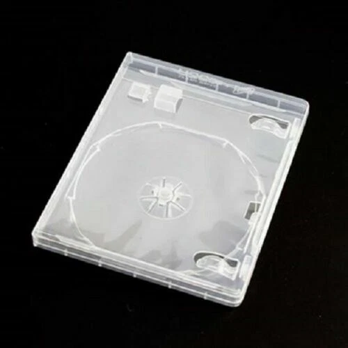 PAKRITE 100 PCS 14mm Super Clear CD/DVD + USB Case w/Sleeve & Booklet Clips, RPDU99
