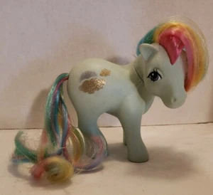 My Little Pony G1 Sunlight Rainbow Hasbro 1983 Blue Glitter Clouds d - Picture 1 of 2