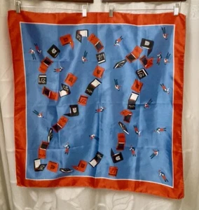 Vintage Streichholzschachteln & Jockey-Design erstellt für den 21 Schlägerschal von Ray Strauss - Bild 1 von 2