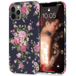 For iPhone Case Fashion Girl & Women Gift Case Matte Floral 3D Vintage Flower US - Picture 1 of 14