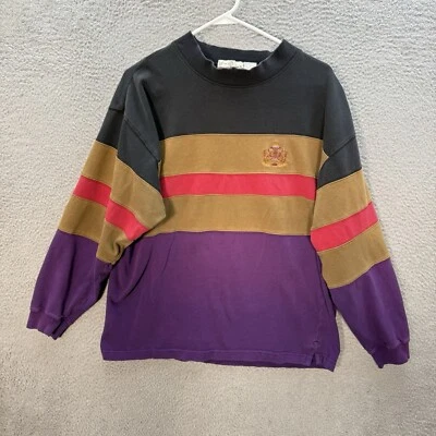 Vintage Sears Roebuck Sweatshirt Adult Large Multicolor Crewneck 80s 90s Grunge - Image 1 of 4