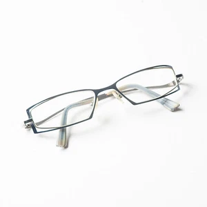 FANCY FUTURISTIC Chrome Metal Reading Glasses - Picture 1 of 6