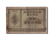 [#308102] Billet, Norvège, 1 Krone, 1944, Undated, KM:15a, B+