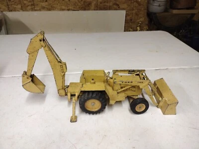 Vintage ERTL Ford 755 Backhoe Front Loader 1/12 Scale For Restore - Image 1 of 4